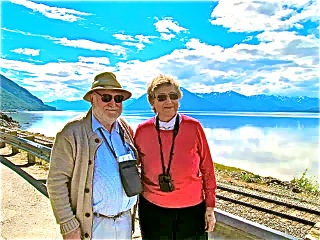 John and Carol Albright visit Alaska