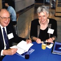 Antje Jackelén and Arthur Peacocke; photo credit: James Nelson